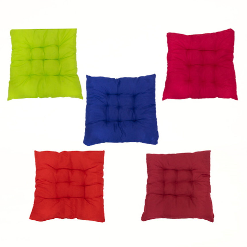 Stuhlkissen 45x45cm ass uni