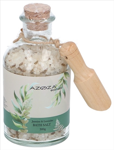 Badesalz mit Jasmin und Lavedelbl&amp;#252;ten 300g 6.5x13x6.5cm