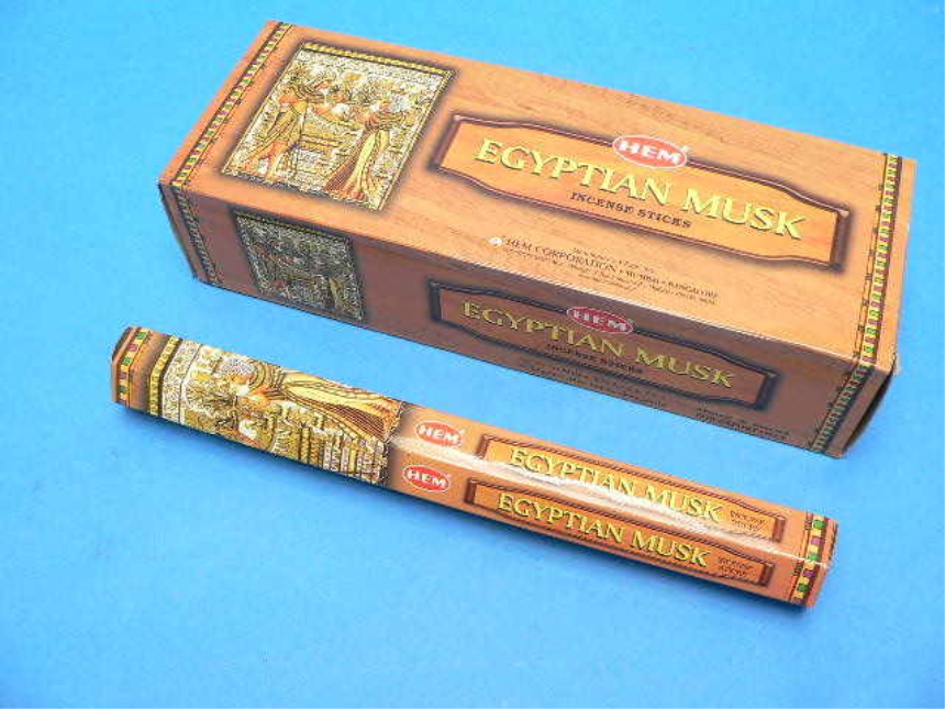 Räucherstäbchen HEM 6eckig 20sticks EGYPTIAN MUSK