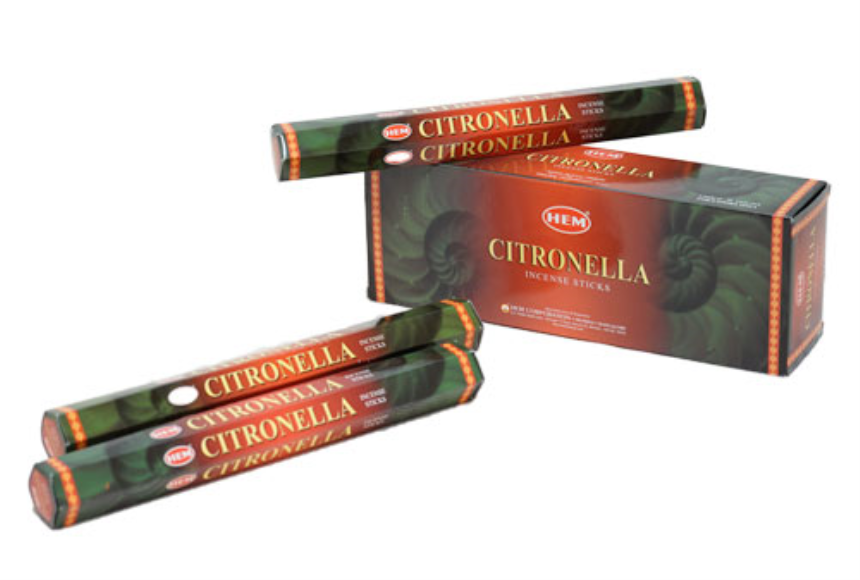 R&amp;#228;ucherst&amp;#228;bchen HEM 6eckig 20sticks CITRONELLA