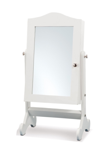 Spiegelschr&amp;#228;nkchen weiss 28x20x55cm MDF