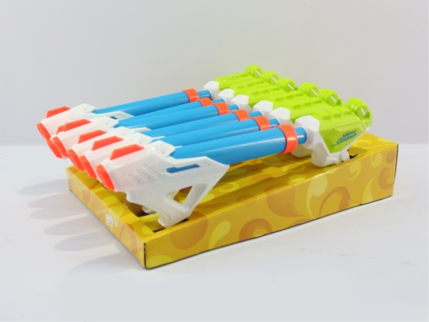 Wasserpistole PumpGun 6 Stk im Display 37x25x15cm (Aktion, Preis alt: 2.50CHF)