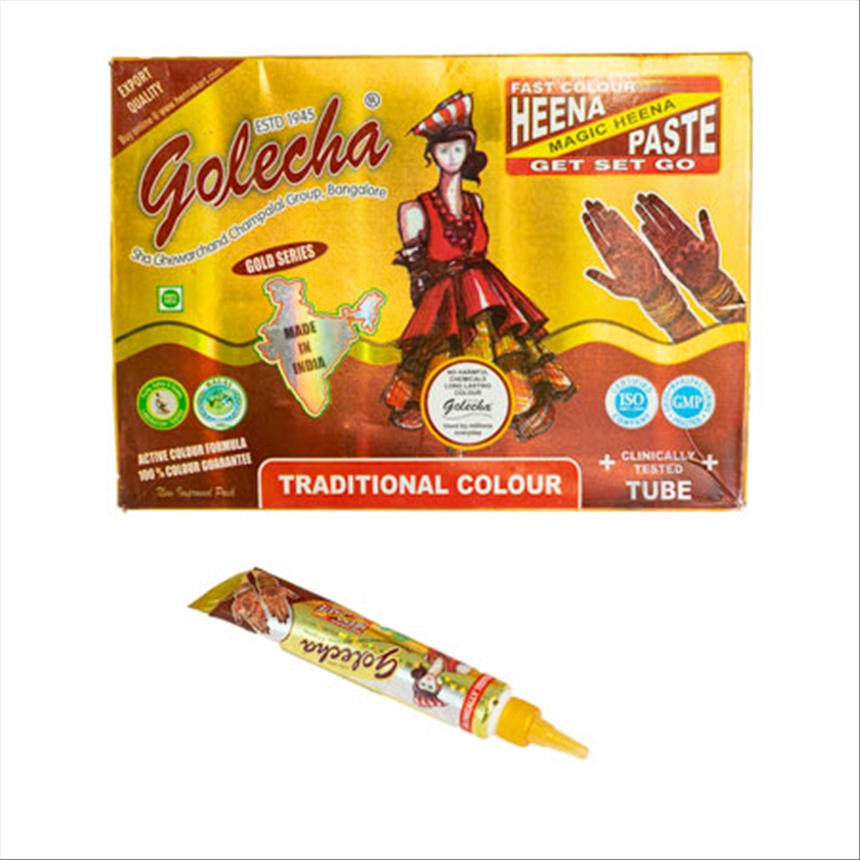 Henna f&amp;#252;r die H&amp;#228;nde braun Golecha INDIEN