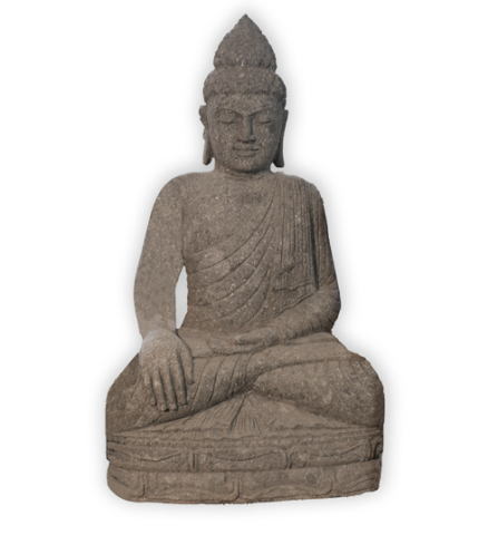 Buddha 100cm Gr&amp;#252;ner Naturstein, BALI 190kg