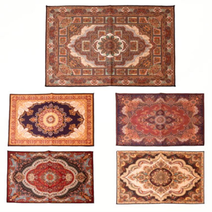 Teppich 80x120cm orientalisches Muster 750g/m, dicke 0.4cm ass