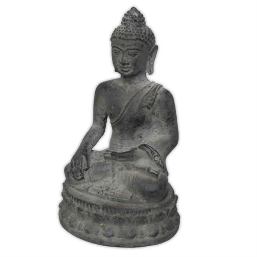 Buddha schwarz 12cm Resin, BALI