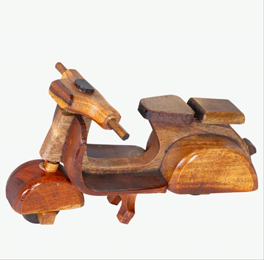 Deko Vespa 20cm Holz, BALI