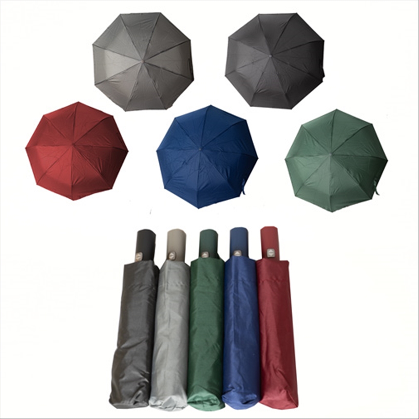 Taschenregenschirm automatisch uni Diameter 100cm 320g 5ass