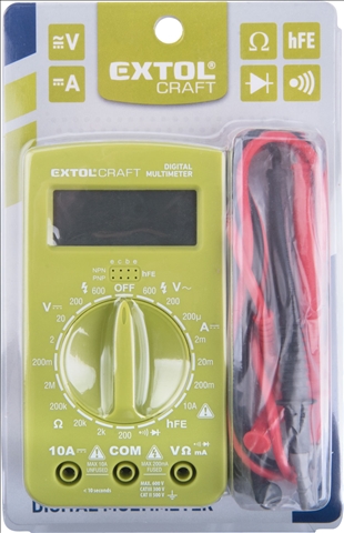 Digital Multimeter (U, I, R) Extol Craft