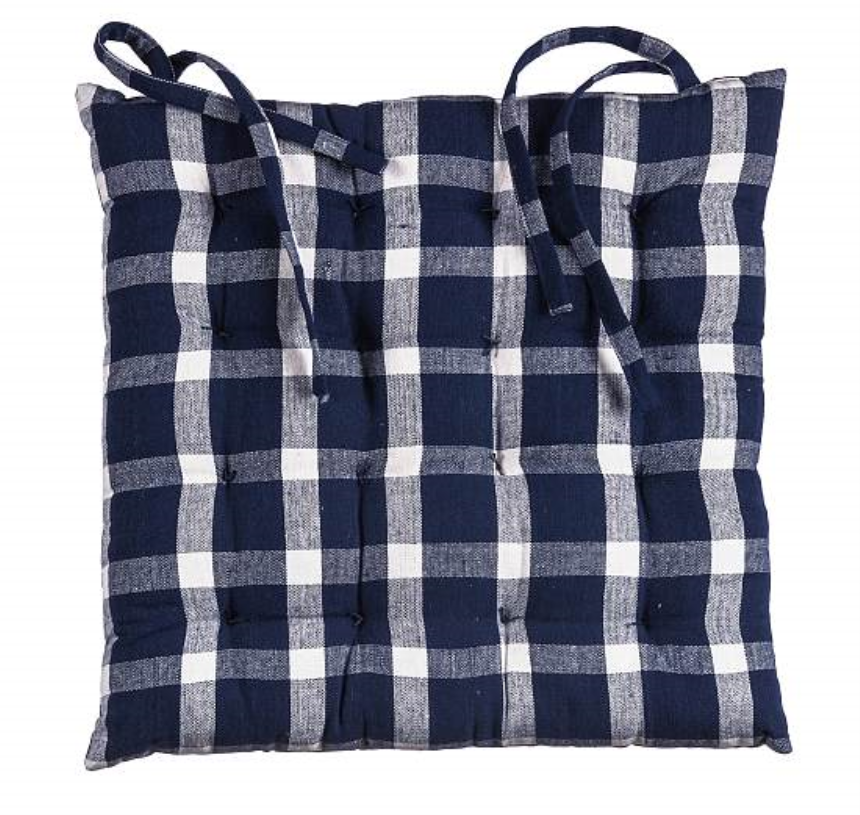Stuhlkissen Karo 3ass 40x40cm