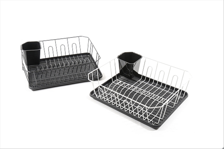 Abtropfgestell mit Untersatz 2ass 36x32x11.5cm