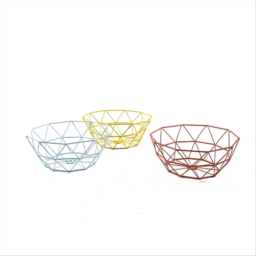 Korb rund 3ass 24x9.5 Metall