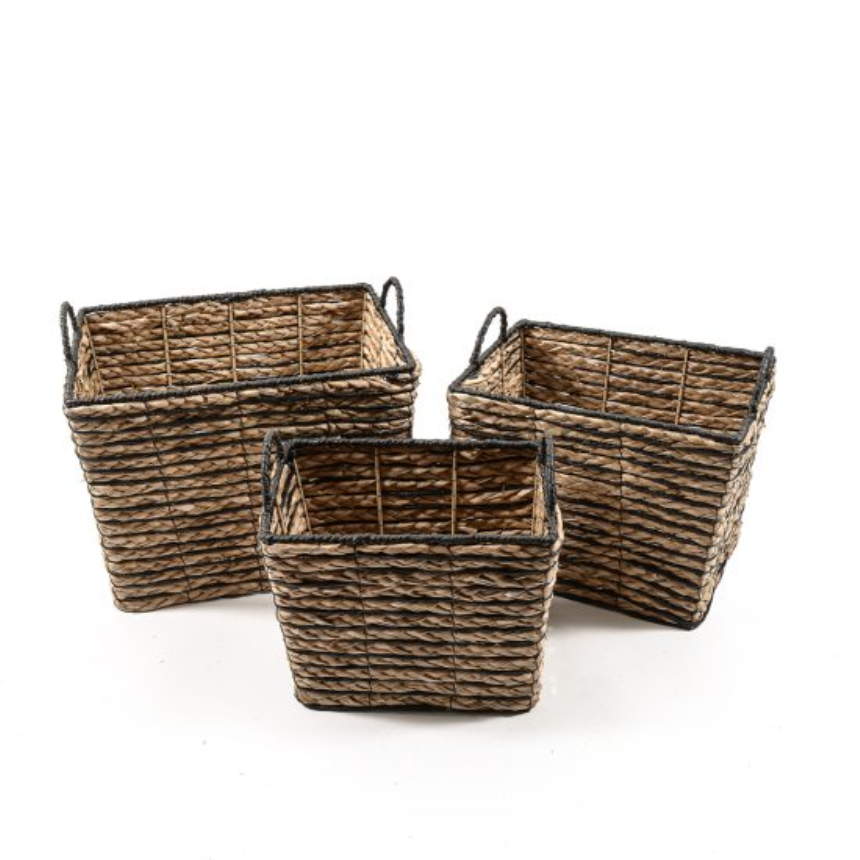 Korb 3er Set 40x30x28cm/35x25x25cm/30x20x22cm