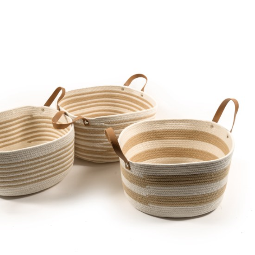 Korb rund 3 Designs ass 38x18cm