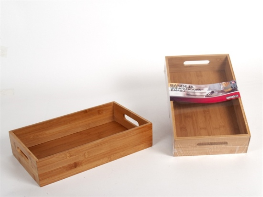 Besteckkasten 8x22x37cm Bambus