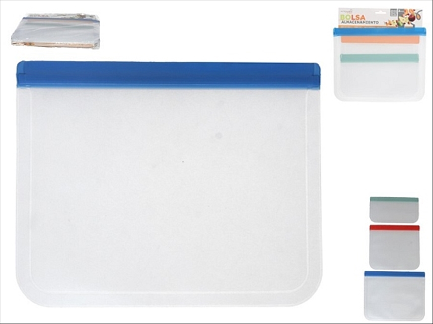 Aufbewahrungsbeutel 3 Gr&amp;#246;ssen ass 21-26cm Kunststoff