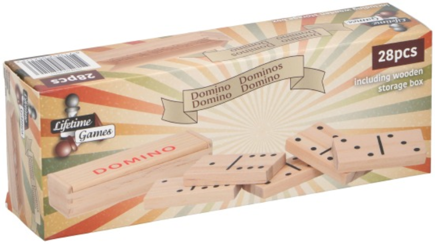 Domino 28tlg 19x6.7x4cm Holz