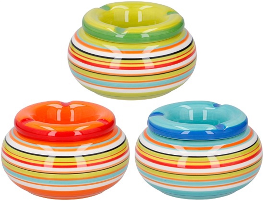 Aschenbecher 3ass 11cm Keramik