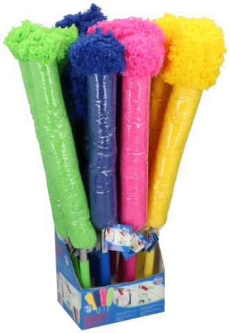 Staubwedel XL mit Teleskopstiel 55-142cm 12 Stck im Display