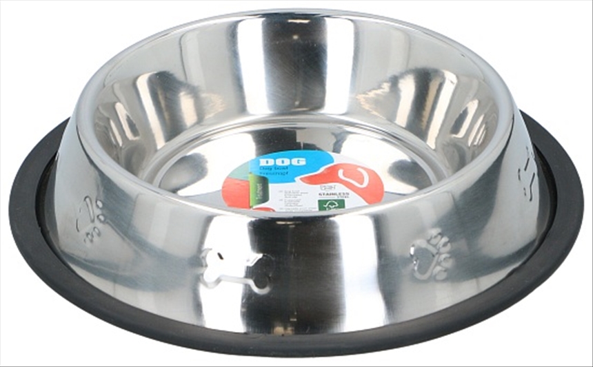 Hundenapf 500ml 21x21x4.2cm Edelstahl