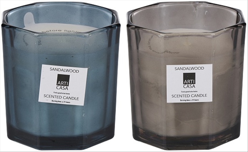 Duftkerze im Glas 2ass 11.2x11cm