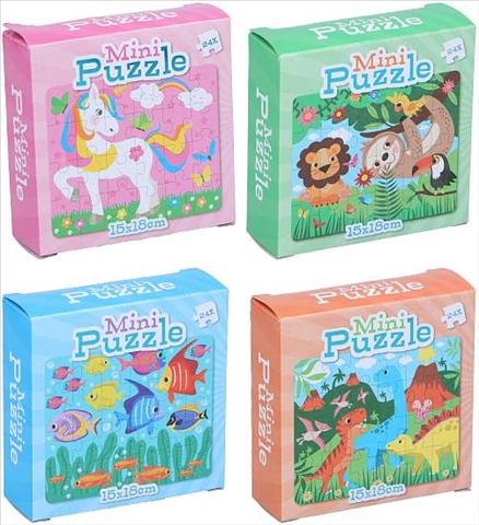 Puzzlespiel mini 24 Stk im Display 4ass