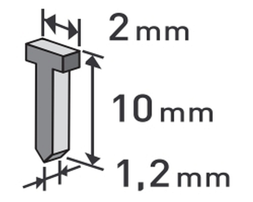 Heftpistolen Klammern 1000.Stck 10mm-14mm f&amp;#252;r 300393 und 300394 Extol Premium