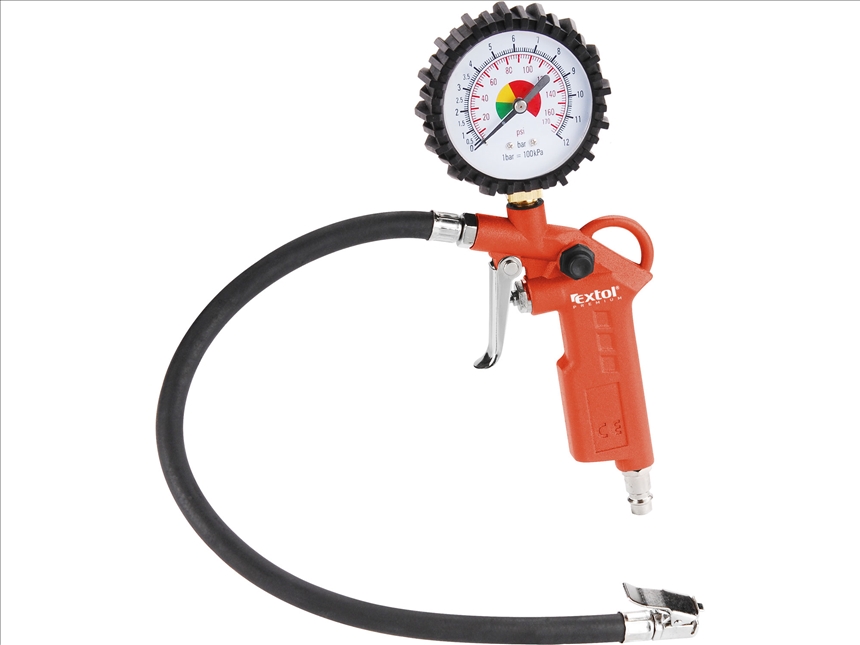 Reifenf&amp;#252;ller mit Analog Manometer 12bar EXTOL PREMIUM