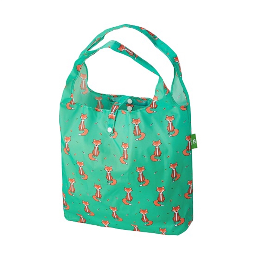 Einkaufstasche ECO CHIC faltbar F&amp;#252;chse Gr&amp;#252;n 56x38x10cm Kunststoff 100% recycelt