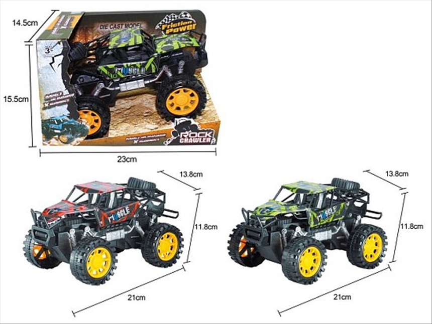 Auto rock crawler 2ass 21x11.8x13.8cm
