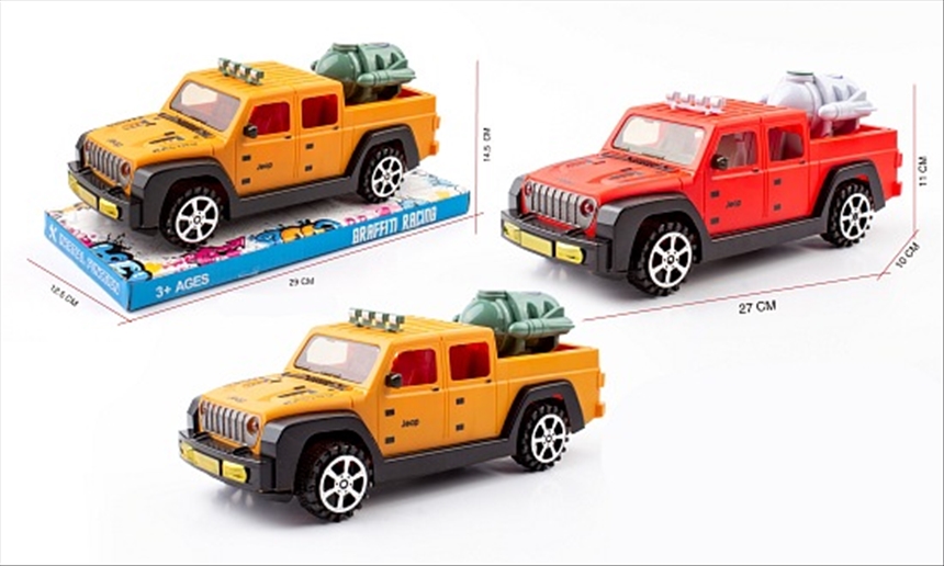 Auto mit Laser 2ass Verpackung 29x12.5x14.5cm