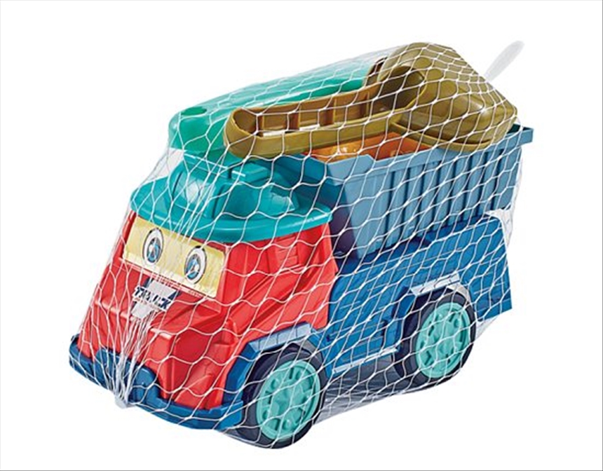 Strand Set Lastwagen im Netz 12x22x15cm