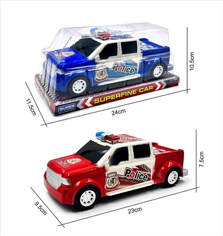 Auto Polizeiauto 2ass 23x9.5x7.5cm