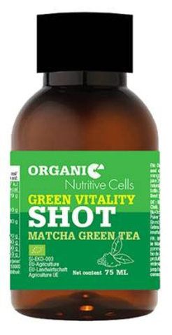 Bio Shot &amp;quot;Green Vitality!&amp;quot; Matcha 75ml in Glasflasche