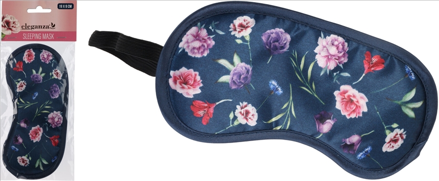 Schlafmaske Blumen 19x9cm
