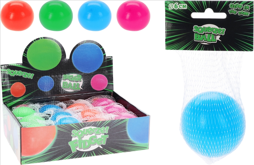 Antistressball glow in the dark 4ass 12Stk im Display