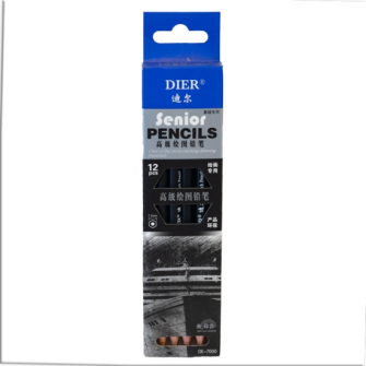 Stift Bleistift Stärke 2B 12er Set