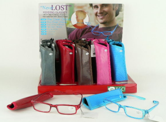Lesebrille Herren und Damen mit extra langen B&#252;gel 5 Farben 1.0 1.5 2.0 2.5 3.0 3.5 4.0 im Display