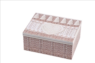 Geschenkboxen 10er Set Herz beige