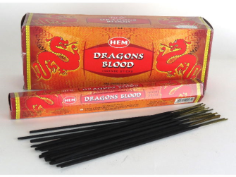 R&#228;ucherst&#228;bchen HEM 6eckig 20sticks DRAGON BLOOD
