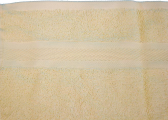 *Smooth Frottierwäsche 50x100cm Handtuch 500gsm Vanille 100% BW (vorübergehend verminderte Qualität)