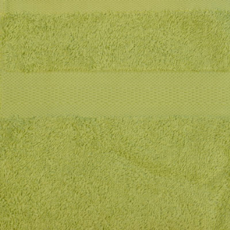 *Smooth Frottierwäsche 50x100cm Handtuch 500gsm Kiwi 100% BW (vorübergehend verminderte Qualität)