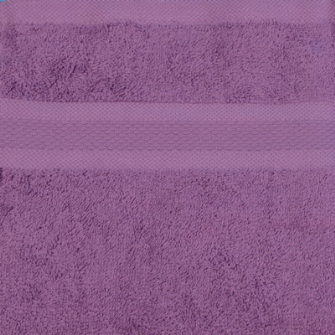 Smooth Frottierwäsche 100x200cm Saunatuch/Badetuch XXL 500gsm Lila 100% BW