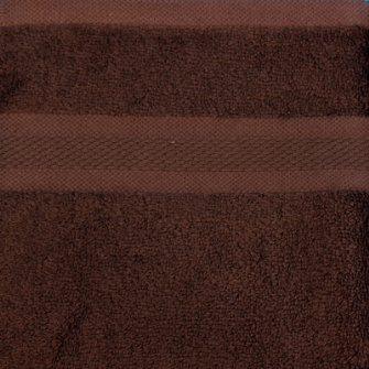 Smooth Frottierwäsche 100x200cm Saunatuch/Badetuch XXL 500gsm Schoko 100% BW