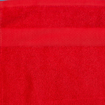 Smooth Frottierwäsche 100x200cm Saunatuch/Badetuch XXL 500gsm Rot 100% BW