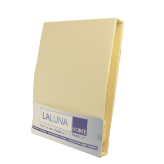 Textilion Fixleintuch-Jersey 150 gsm 90x200 cm Vanille