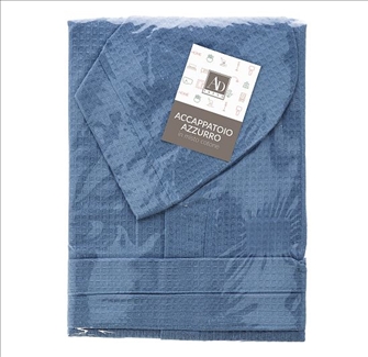 Bademantel Blau Baumwolle 750g