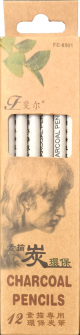 Stifte Kohle 12er Set 17.5 cm