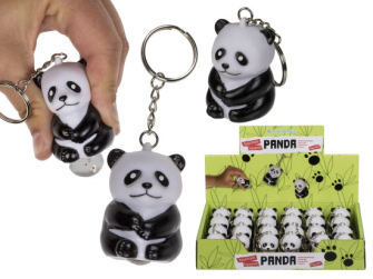 Schl&#252;sselanh&#228;nger Squeeze-Panda 6 cm 24 Stck im Display