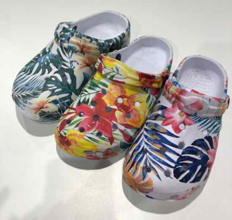Schuhe Clogs Damen Floral 3ass Gr&#246;ssen 36-41